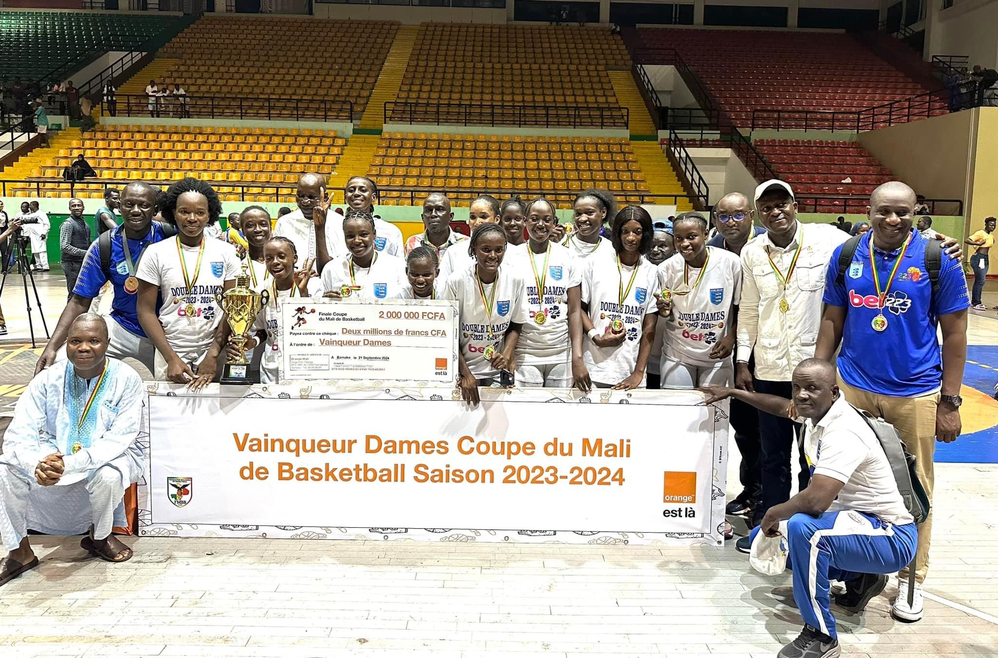 BASKET-FINALES COUPE DU MALI 2024 : AS POLICE ET STADE MALIEN COURONNES