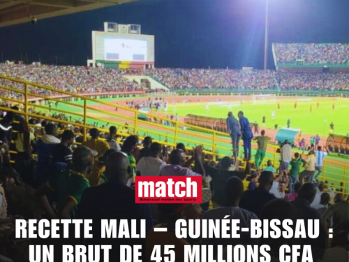 ÉLIM CAN 2025, MALI – GUINÉE-BISSAU : 45 MILLIONS CFA DE RECETTE BRUTE